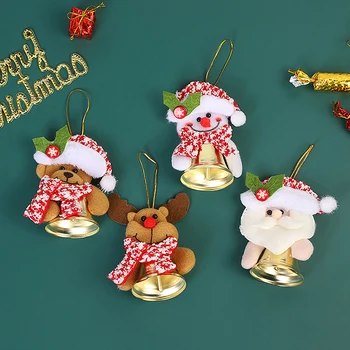 1 ADET Karikatür Kardan Adam Noel Baba Geyik Dekorasyon Kolye Noel Ağacı Asılı Süsleme Noel Kolye Parti DIY