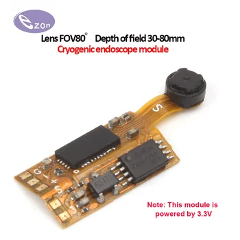 1MP 4mm düşük ısı endoskop modülü USB tıbbi endüstriyel muayene kullanarak EZ-EN40SNL-S