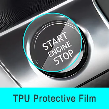 Araba Start Stop Düğmesi koruyucu film Sticker Skoda Rapid Octavia A2 A5 RS A7 Yeti Fabia İzci kodiaq Süper Citigo Opel Ast