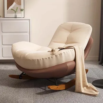 Lüks Ergonomik Sandalyeler Oturma Odası Elastik İskandinav Okuma Yaslanabilir Sandalye Yatak Odası Modern Poltrone Da Salotto Ev Dekorasyon