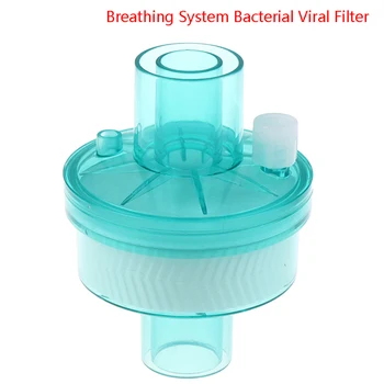Tek kullanımlık Solunum Sistemi Filtreleri Bakteri Filtresi HME HEPA Ventilatör Aksesuarları Nem Eşanjörü
