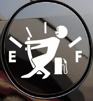 Komik Araba Sticker Çekme Yakıt Deposu Pointer Yansıtıcı Araba Çıkartmaları Çıkartması Araba Opel Astra g / gtc / j / h Corsa Antara Meriva