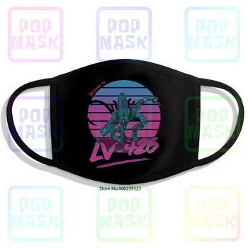 Hoş geldiniz Lv-426 Ev Alien Yarış Siyah Ph41 Baskı Kullanımlık Pamuk Anti Kirliliği Yüz Ağız Maskesi