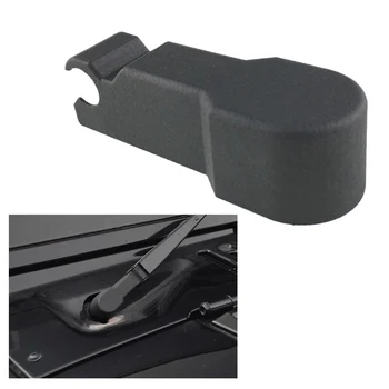 Siyah Plastik Ön cam sileceği Kolu Somun Kapağı Cap Fit için Jeep Wrangler JK 2007 2008 2009 2010 2011 2012-2018 68002391AA