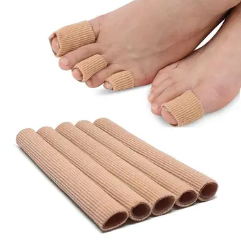 Ayak Ayırıcı Bandaj Kumaş Tüpler Koruyucu Parmak Ayak El Ağrı kesici Yumuşak Masaj Nasır Koruma Ayak Bakımı Sağlık Araçları