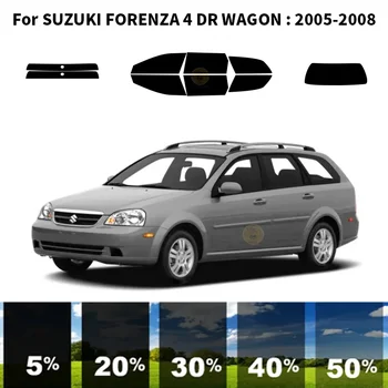 Önceden kesilmiş nanoceramics araba UV Pencere Tonu Kiti Otomotiv Cam filmi SUZUKİ FORENZA İçin 4 DR VAGON 2005-2008