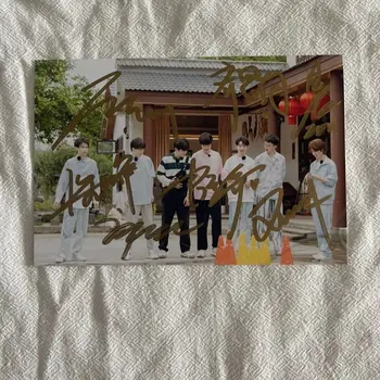 Dedektif Akademisi Tang Jiuzhou, Pu Yixing, Shao Mingming, Wentao, Qi Sijun, Zhou Junwei, Cao Enqi İmza fotoğrafı