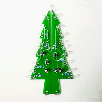 DIY Kiti Noel Ağacı LED Su Lambası Yanıp Sönen Ağaç Elektronik Üretim Eğlenceli Takım Elbise noel hediyesi