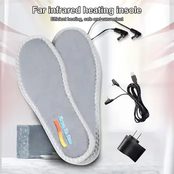 2024 Yeni USB ısıtmalı Ayakkabı Tabanlık Ayak Sıcak Çorap Pad Mat Elektrikli ısıtma Tabanlık Yıkanabilir Sıcak Termal Tabanlık Unisex