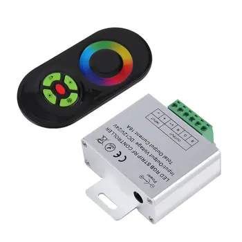 YENİ Dokunmatik RGB denetleyici DC12V 24V Kablosuz LED Denetleyici RF Dokunmatik Panel LED Dimmer RGB Uzaktan Kumanda