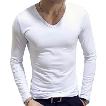 A3079 Jodımıtty 1 Adet Moda Sıcak Satış Klasik Uzun Kollu T - shirt Erkekler İçin Spor T Shirt Slim Fit Gömlek Tasarımcısı
