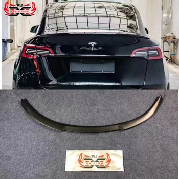 Karbon Fiber Tesla Modeli Y ADR Stil Arka Spoiler Arka Kamyon Kanat Gövde Kiti