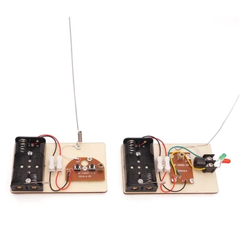 Kablosuz Telgraf Alıcısı Verici Modülü DIY Oyuncak Modeli Elektrik Devresi Bilimsel Deney Malzemeleri Seti