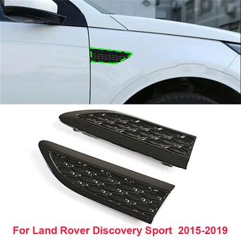 1 çift Siyah Araba Yan Hava Firar ayar kapağı Land Rover Discovery Spor 2015-2019 için