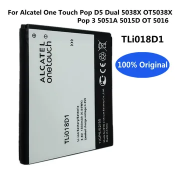 Yeni Kökenli TLı018D1 Pil Alcatel One Touch Pop D5 Çift 5038x OT5038X Pop 3 5015D OT 5016 5051A Li-ion akümülatör 1800mAh
