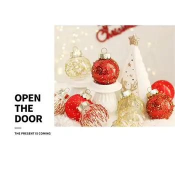 Bir Dokunuş Ekleyin Charm Tatil Süslemeleri Noel Topları 28 cm * 18 cm * 18 cm Pet Parlak Renkler Sıcak Öğe Zarif Tasarım Gerekir