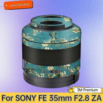 SONY FE 35mm F2. 8 ZA Lens Sticker Koruyucu Cilt Çıkartması Vinil Wrap Film Anti-Scratch Koruyucu Ceket SEL35F28Z 2.8 / 35ZA