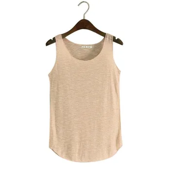 Yaz Spor Tank Top Yeni T Shirt Bir Boyut Gevşek Kadın T-shirt Casual Katı O-Boyun İnce Üstleri Moda Kadın Giysileri