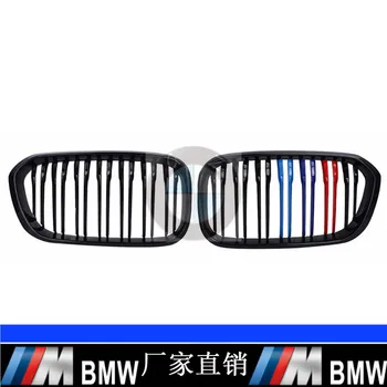 BMW için tedarik BMW F20 15-17 yıl 118i 120i parlak siyah çift hat M versiyonu orta ızgara