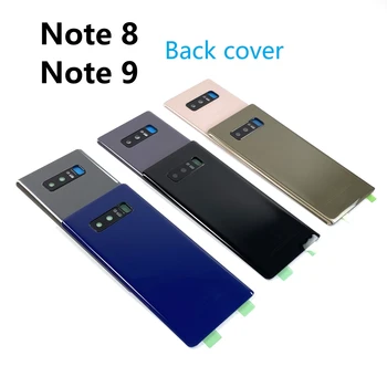 Arka Pil Kapağı Kapı Note9 Note8 Konut samsung için yedek Galaxy Not 8 N950 Not 9 N960 Arka Cam Kasa Parçaları