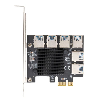 PCI-E PCI-E Adaptörü 1 ila 6 PCI-Express 1x İla 16x USB3. 0 Yükseltici Genişletme Kartı