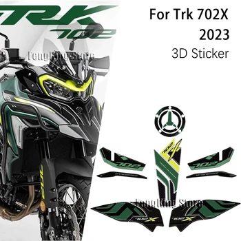3D Etiket Trk702x Motosiklet Aksesuarları 3D Jel Epoksi Reçine Etiket Kiti Tankı Pad Benelli TRK 702X TRK 702X2023