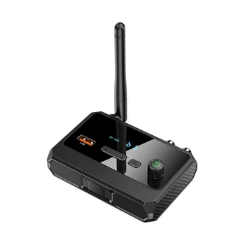 Bluetooth 5.3 Ses Alıcısı Kablosuz Destek U Disk Ses Adaptörü AUX RCA Araba TV PC Hoparlörler