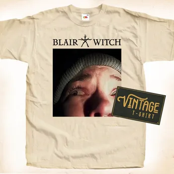 Blair Cadısı Projesi V3 T shirt Doğal Vintage Pamuk Film Afiş Tüm Boyutları S M L XL 2X 3X 4X 5X