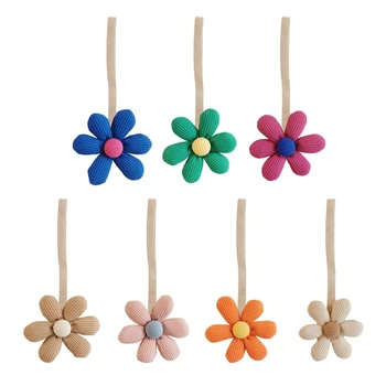 Trendy çiçek emzik zinciri kolye emzik klip dekor şık ebeveynler için