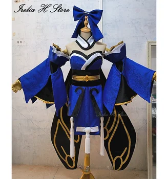 Irelia H Mağaza Özel boyut Tamamo hiçbir Mae gelen FGO Kader / Büyük Sipariş Tamamo hiçbir Mae Cosplay Kostüm Kimono Cadılar Bayramı Anime elbise