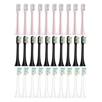 Değiştirilebilir diş fırçası başı Xiaomi Soocas X5 X3 X3U SOOCARE Elektrikli Diş Fırçası Yumuşak Dupont Kıl Yedek Kafa 4/10 adet