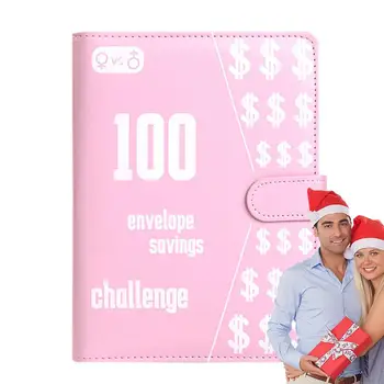 100 Zarf Para Tasarrufu Mücadelesi Tasarruf Zorlukları Zarflı Kitap Bütçe Bağlayıcı Para Zarfları Nakit Bütçe