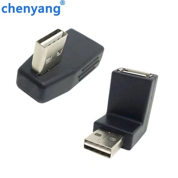 Yüksek Kalite USB 2.0 A tipi Erkek Kadın Uzatma Adaptörü Aşağı ve Yukarı ve Sol ve Sağ Açılı 90 Derece Geri Dönüşümlü Tasarım Ücretsiz shippi