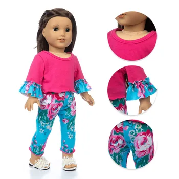 Meired Eğlence Takım Elbise Takım Elbise için Uygun Amerikan Kız oyuncak bebek giysileri 18 inç Bebek, Noel Kız Hediye