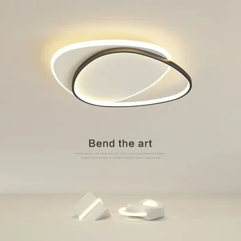 Modern LED basit disk tavan ışıkları oturma odası yatak odası çalışma için kapalı yuvarlak aydınlatma lambaları dekorasyon ev parlaklık armatürleri