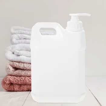 25L Pompa Şişeleri Sıvı Plastik Sıvı Sabun Kozmetik Kimyasal Saklama Kabı (Beyaz)