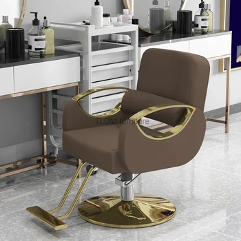 Stilist Estetik güzellik salon sandalyesi Döner Altın Pedikür Berberler Koltuk Profesyonel Sillon Pedicura salon mobilyası MQ50BC