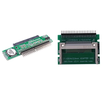 IDE 44 Pin Erkek CF Kompakt Flaş Erkek Adaptör ve 7+15 Pin SATA SSD HDD Dişi 2.5 İnç 44Pin IDE Erkek Adaptör