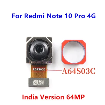 Orijinal En İyi Çalışma Arka Kamera Xiaomi Redmi İçin Not 10 Pro Hindistan Sürüm 64MP Ana Büyük Arka Arka Kamera Telefon Flex Kablo