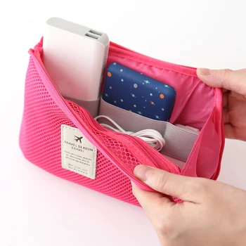 Organizatör Sistemi Seti saklama çantası Dijital Gadget Cihazları USB kablosu Kulaklık Kalem Seyahat Ekle Taşınabilir Dijital saklama çantası