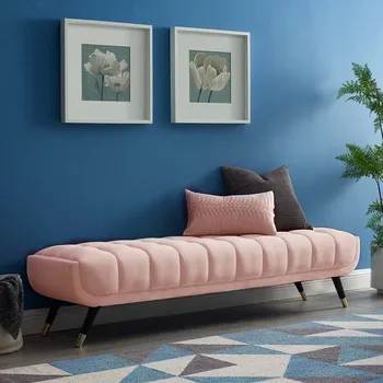 İskandinav modern minimalist oturma odası kanepe tabure moda basit ayakkabı tabure tabure.