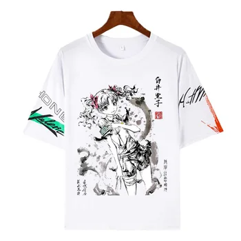 Yeni Moda T-Shirt Anime Toaru Kagaku hiçbir Railgun t shirt Moda Erkek Kadın Mürekkep yıkama boyama Kısa Kollu T Gömlek