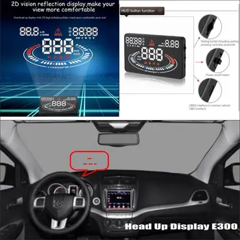 Dodge Journey için JC 2009-2012 Araba HUD HEAD Up Display Güvenli Sürüş projeksiyon ekranı Oto Aksesuarları Tak Ve Çalıştır Film