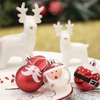 9 adet Noel Top Süsler Noel Ağacı Asılı Kolye Noel Süslemeleri Ev için 2023 Navidad Natal Yeni Yıl Hediye