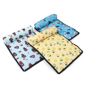 Köpek yatağı Yaz Tek Taraflı Yastık Köpekler Soğutma Pedi Kedi Battaniye Yastık Pet Yatak Yıkanabilir Köpek Kulübesi Su Geçirmez Mat Pet Malzemeleri