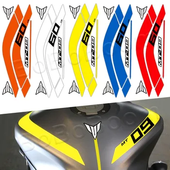 3M Motosiklet Tankı Eğrisi Çıkartmaları Logo Süslemeleri Kapak Sticker Aksesuarları Su Geçirmez Yamaha Mt09 Mt 09 Mt-09