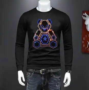 Kış kalın tasarım hoodies Adam sweatershirtt 2021 Taklidi uzun Kollu hoodies yeni gelmesi