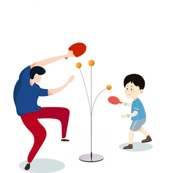 Masaları Çocuklar Tenis Ribaund Eğitmen Kürek Ping Pong Eğitim Ekipmanları Ribaund Mili Geri Gelen Makinesi