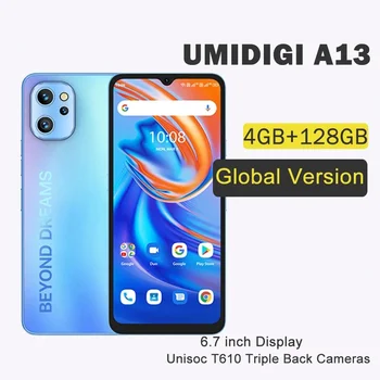 Küresel Sürüm UMIDIGI A13 Smartphone 4GB RAM 128GB ROM 6.7 