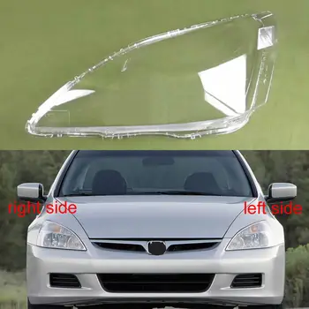 Honda Accord için Yedi Nesil 2003-2007 Ön far camı Kapak Şeffaf Abajur Far Kabuk Pleksiglas